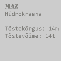hüdrokraana 14m